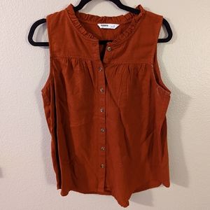 Orange, Sonoma, Sleeveless blouse